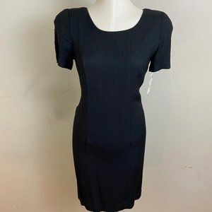 Vintage 80s Little Black Cocktail Dress by B. G.  Ltd